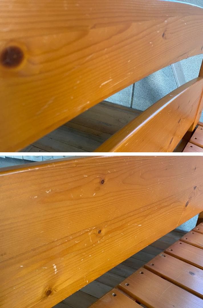 高さ3段調節　すのこベッド　セミダブル