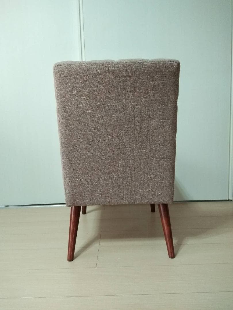 【張替え未使用品】昭和のシングルソファー