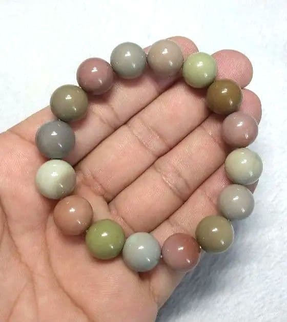 【高品質】アラシャン瑪瑙《マカロン》13㎜　ブレスレット　美品　希少