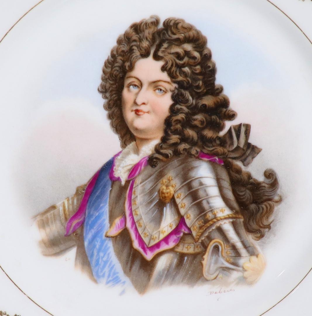 オールド・セーブル 1846年製 金彩 大型 24cm ルイ14世 飾り皿 - メルカリ