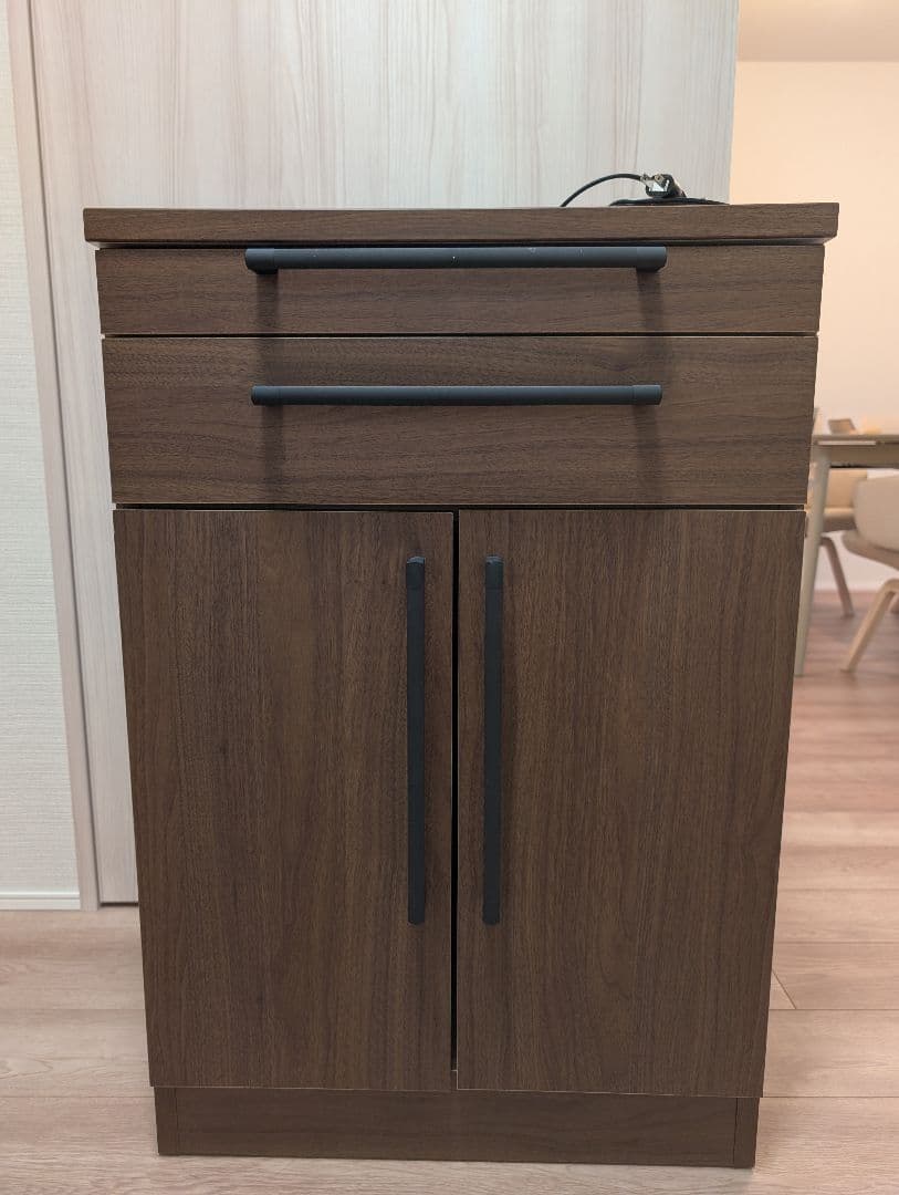 ブラウンウッド調 キッチンカウンター