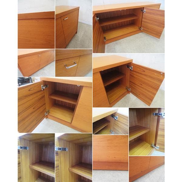 ヴィンテージ■天童木工■ナラ材■サイドボード/リビングボード■応接室■最高級■