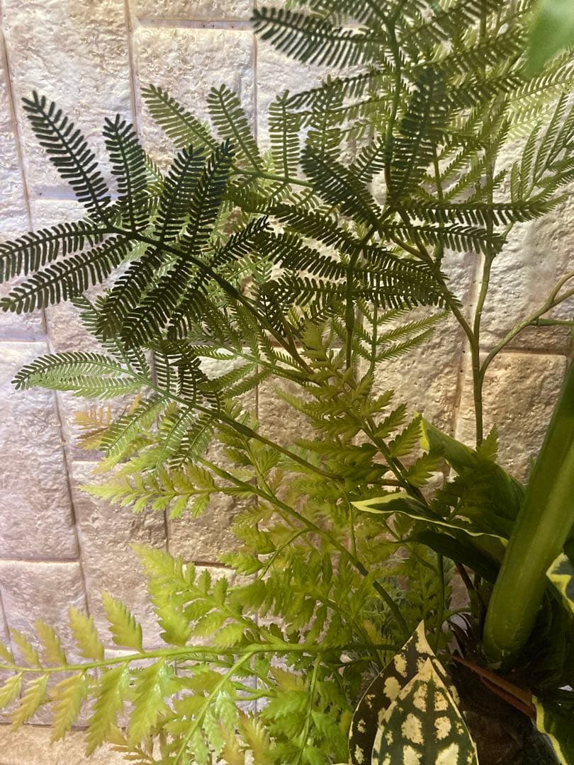 光触媒　人工観葉植物　モンステラ　フェイクグリーン　スプリットアレンジ10ne