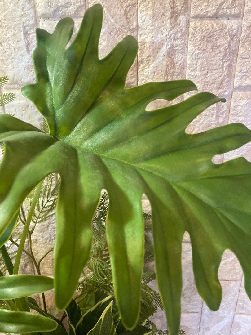 光触媒　人工観葉植物　モンステラ　フェイクグリーン　スプリットアレンジ10ne