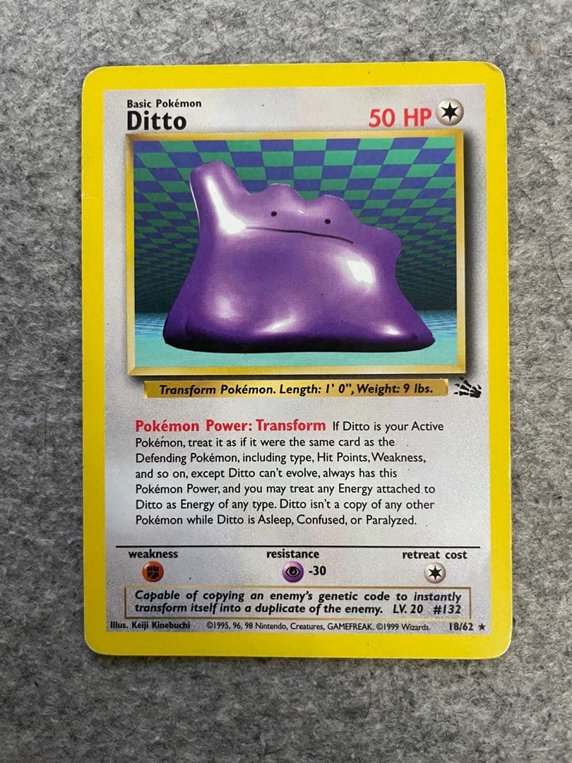 英語版・旧裏] メタモン ☆ 第3弾拡張パック 化石の秘密 - メルカリ