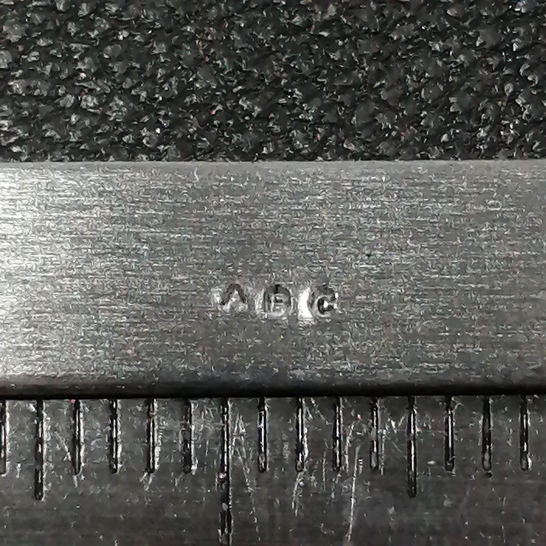 刻印　彫金　A〜Z アルファベット　0.6mm 曲がり