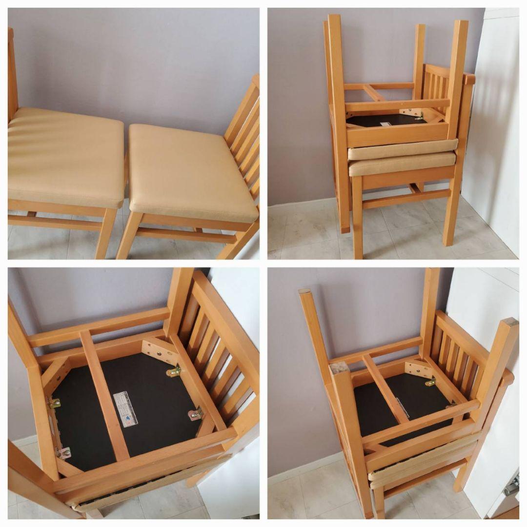 美品 CRES クレス NARUE ダイニングチェア 2脚セット 椅子 - メルカリ