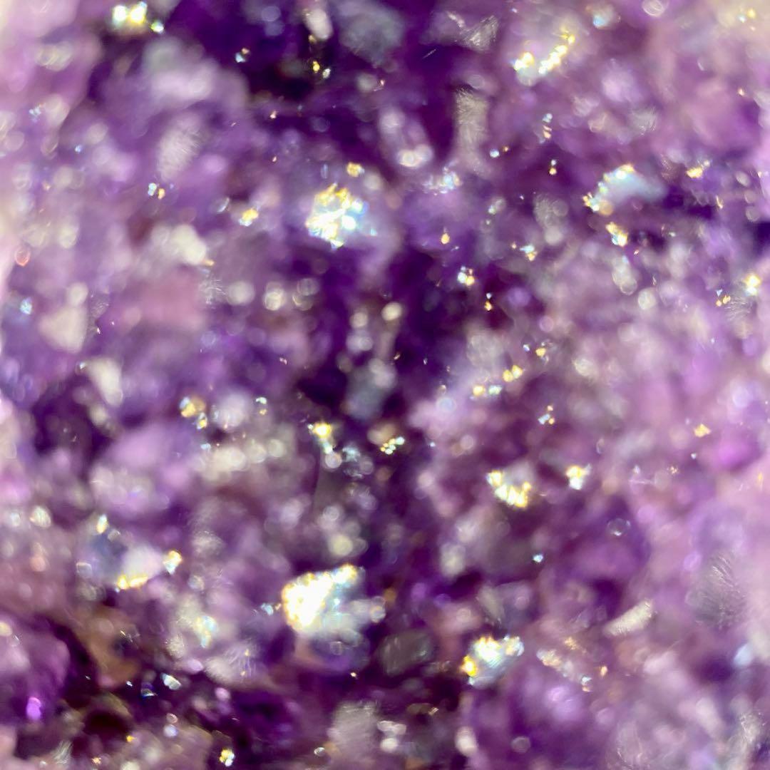 高品質 アメジスト クラスター 468g☆美結晶☆美極濃紫