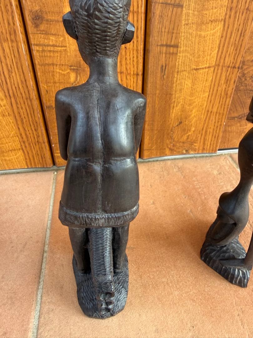 アフリカ アート 彫刻 マコンデ彫刻 黒檀 アンティーク 雑貨 アジアン