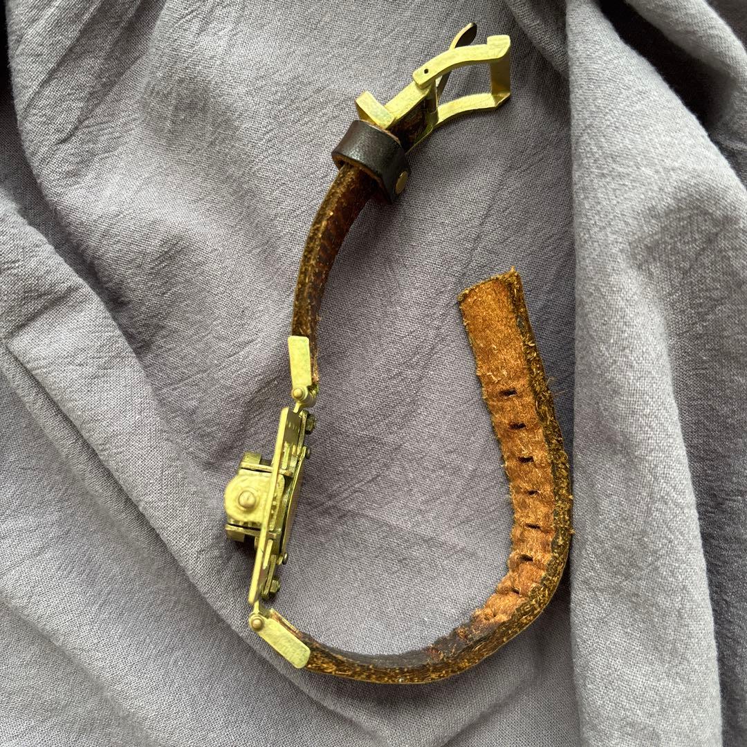 【動作未確認】アンティーク スチームパンク腕時計