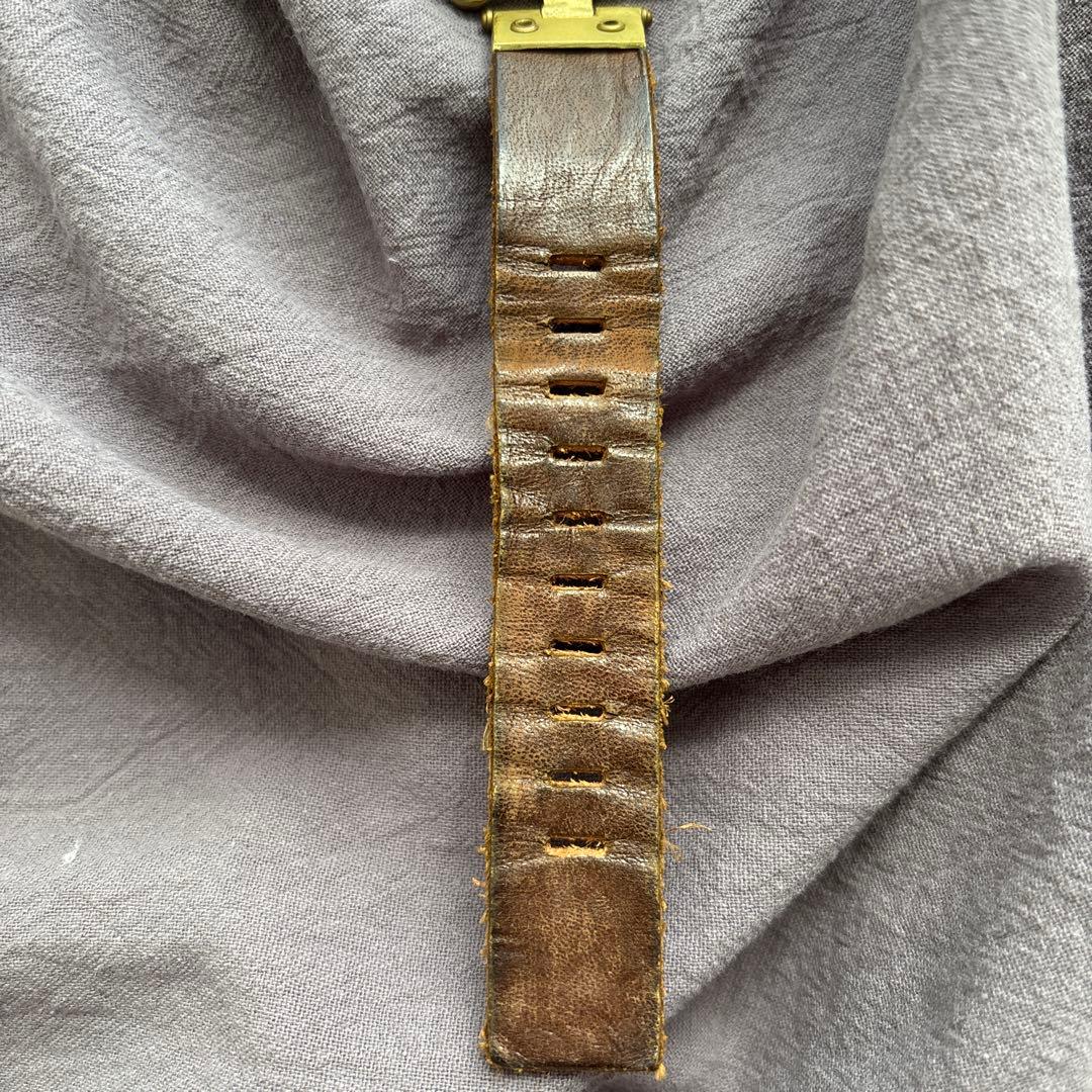 【動作未確認】アンティーク スチームパンク腕時計