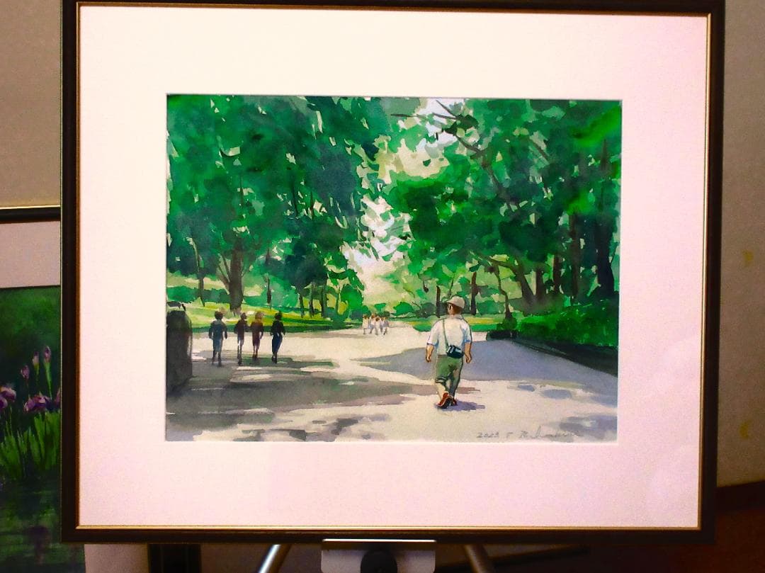 上野の森（水彩画） - メルカリ