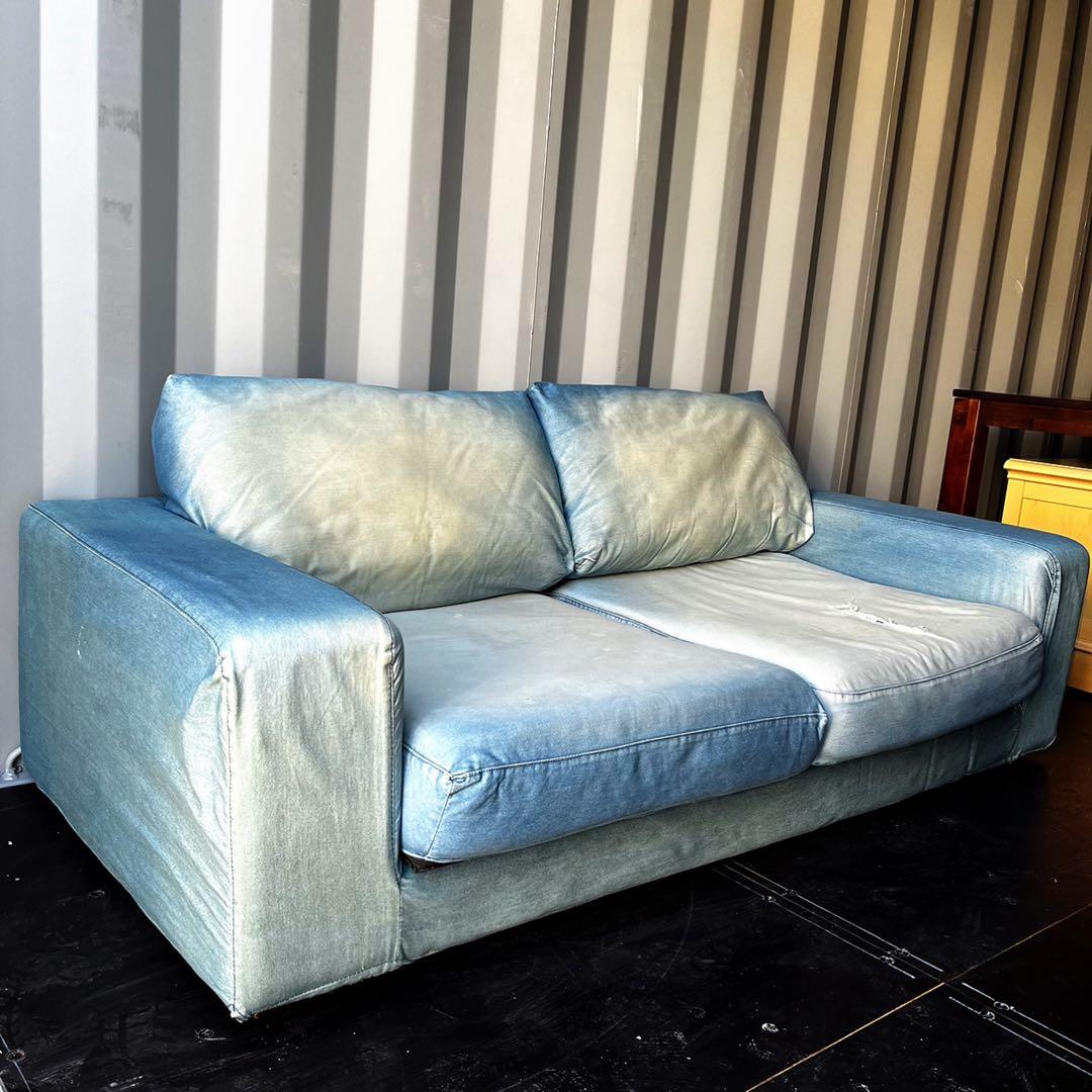 取付無料！ジャーナルスタンダードファニチャー フランクリン デニムローソファ✨