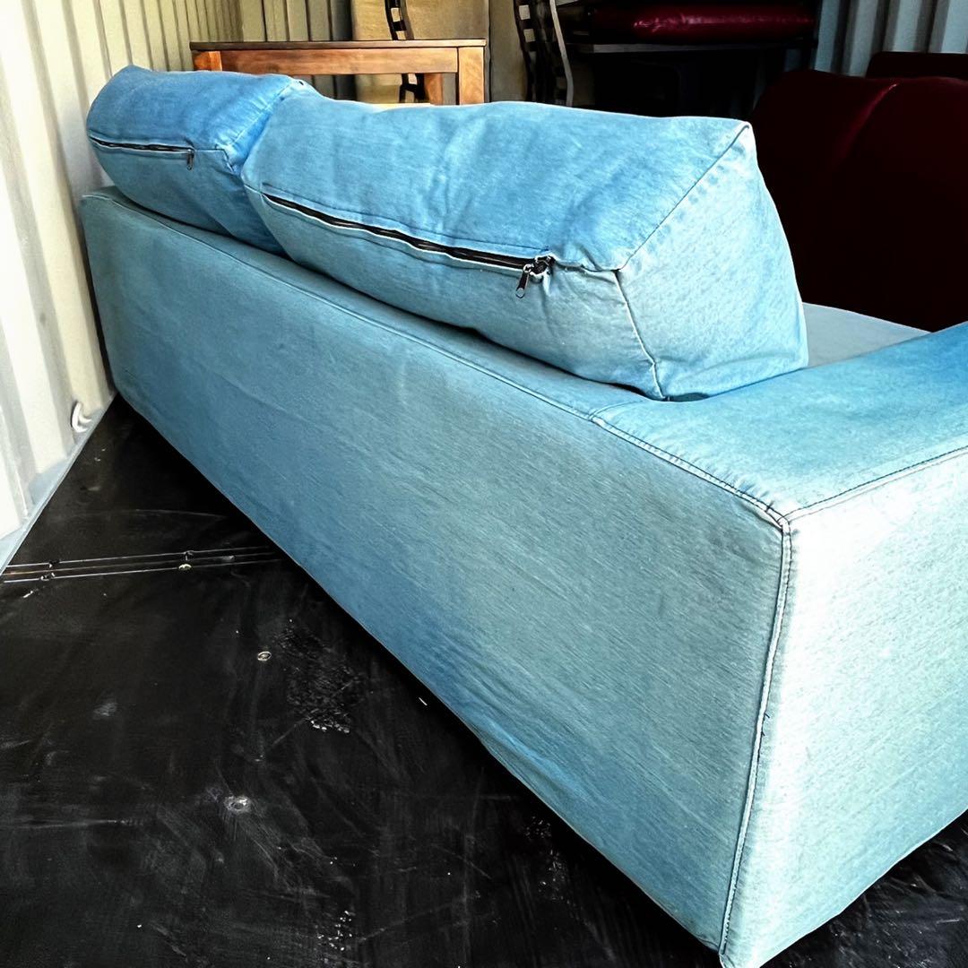 取付無料！ジャーナルスタンダードファニチャー フランクリン デニムローソファ✨