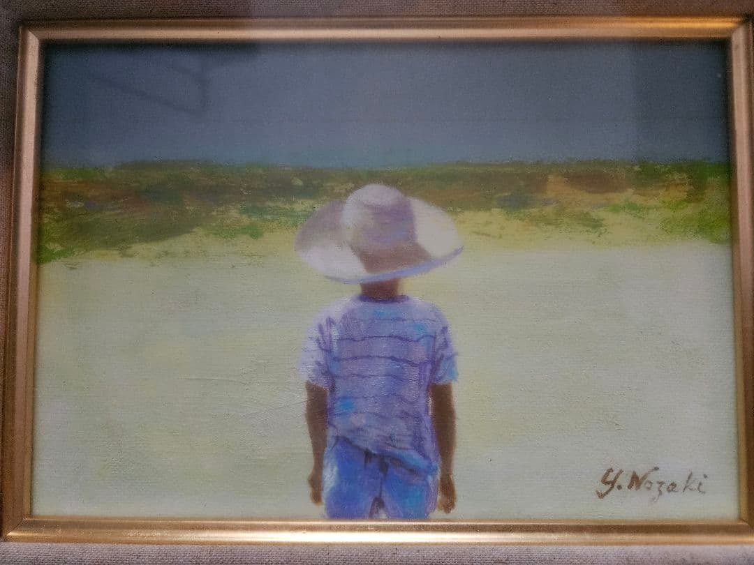 Y. Nozaki 油彩画 春の日