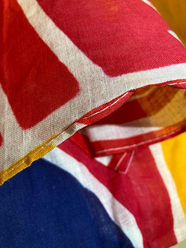 希少　太郎鯉 木綿 鯉のぼり 赤/黄 6m　新品未使用 昭和レトロ#3