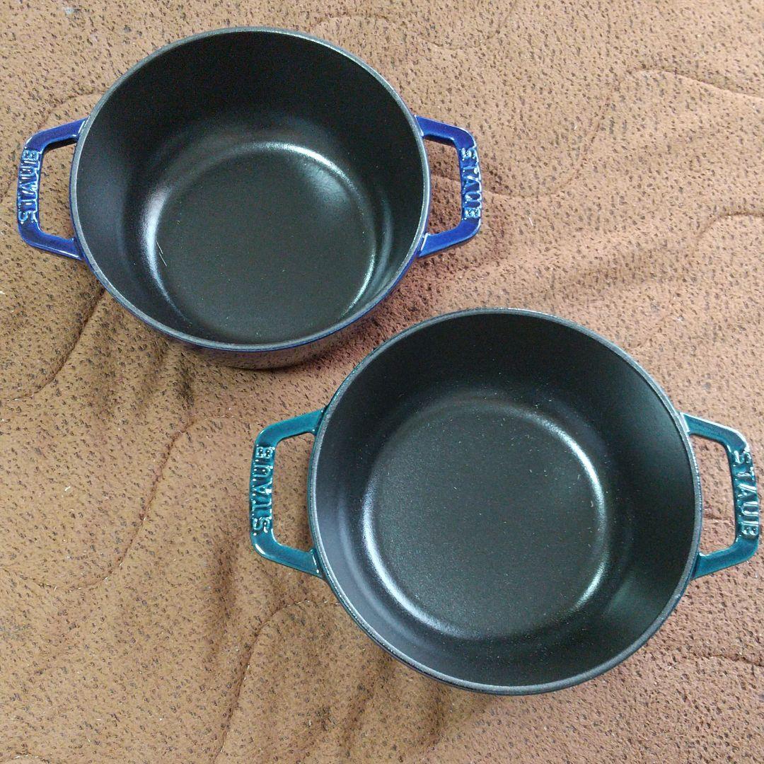 新品 ストウブ リリー ワナベS 16cm ラメール クランブルー 完売 限定