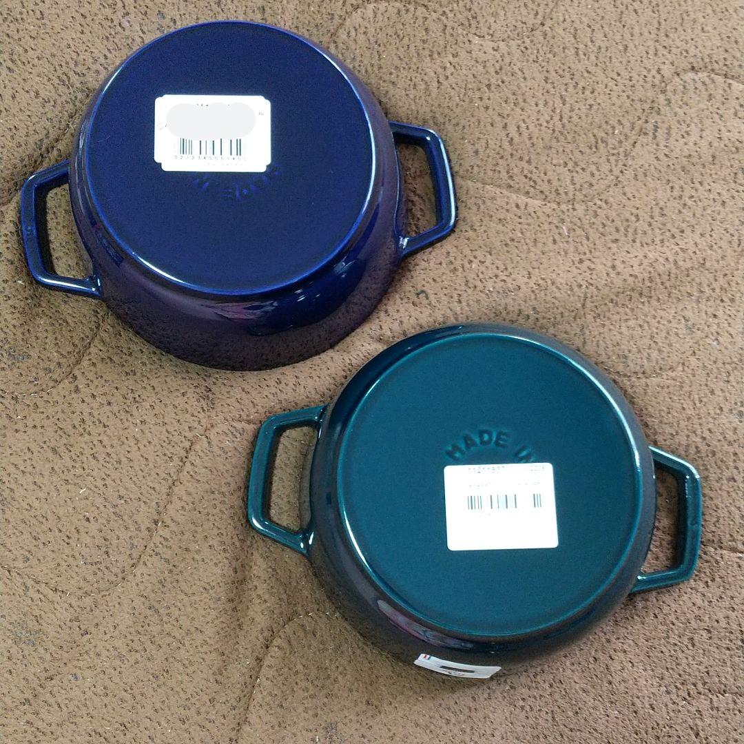 新品 ストウブ リリー ワナベS 16cm ラメール クランブルー 完売 限定