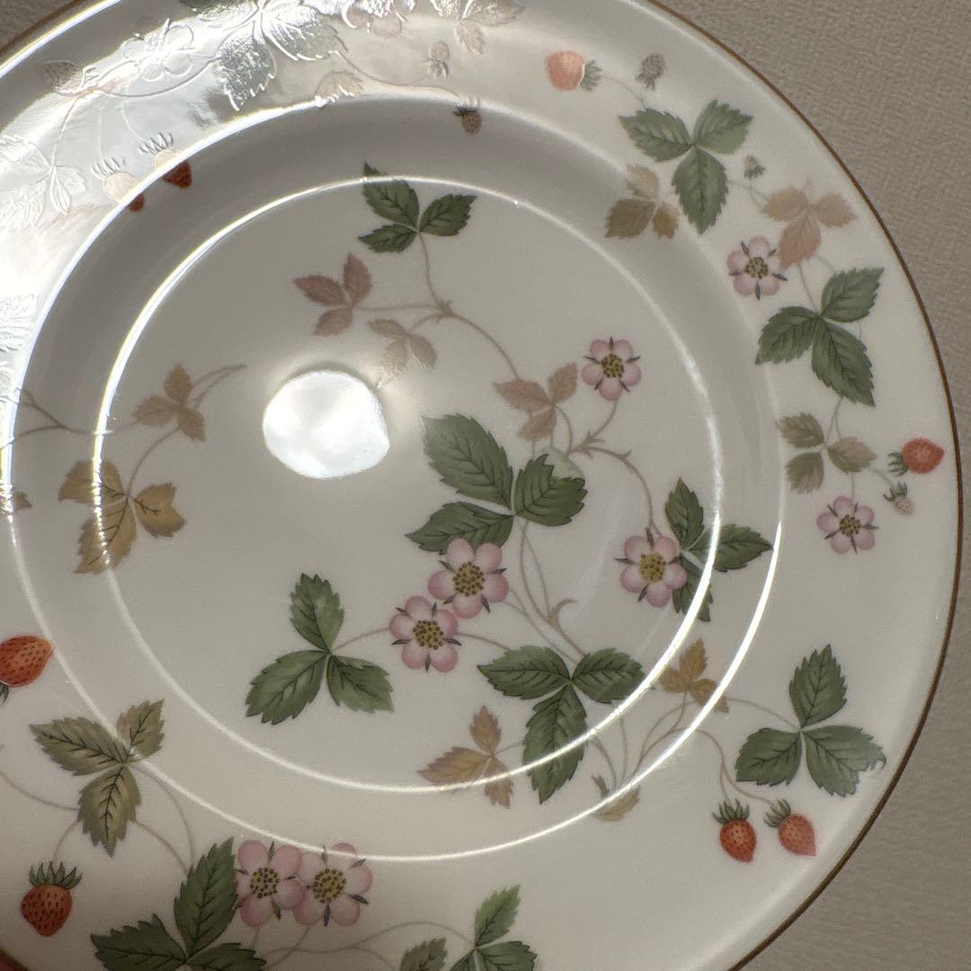 ウェッジウッド　ワイルドストロベリー　デザートプレート　17.5cm