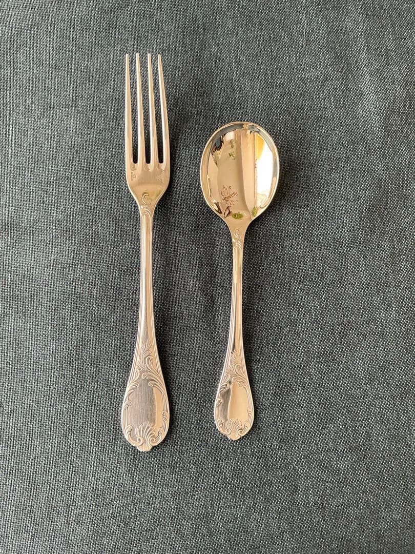 Christofle クリストフル マルリー フォーク コンソメスプーン セット