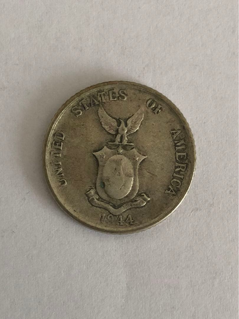 1944年45年フィリピン 20 センタボス  アンビルとハンマーを持つ女性5枚