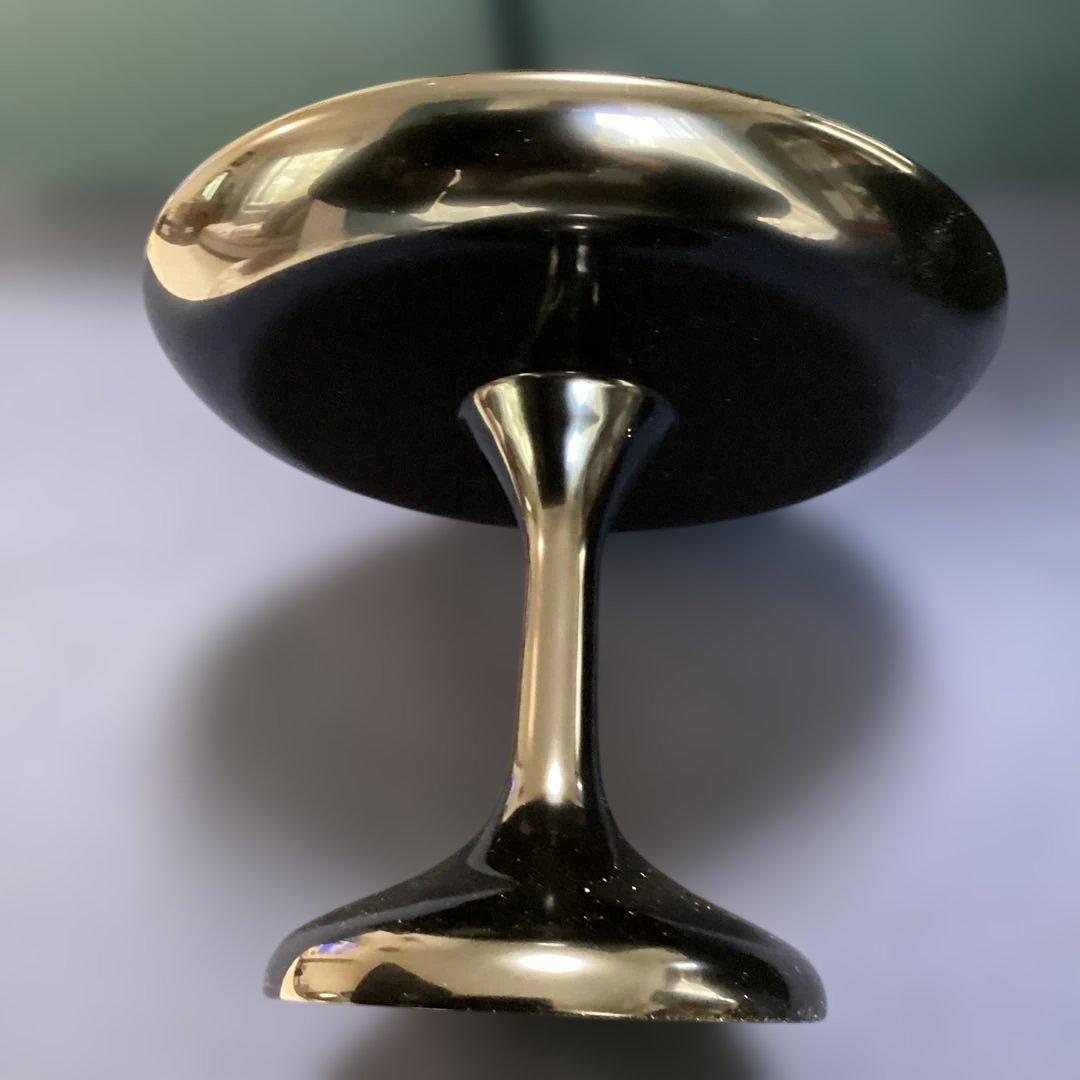 輪島塗黒塗高台八寸　10客　　新品未使用　　　木製漆器