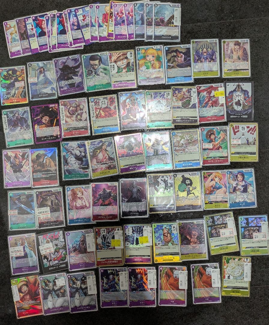 ワンピースカードゲーム 引退品 構築済デッキ デッキケース まとめ売り