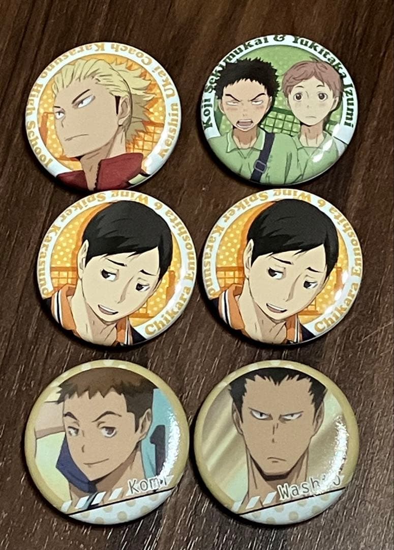 ハイキュー!! 一番おみくじ 缶バッジ 6個セット - メルカリ