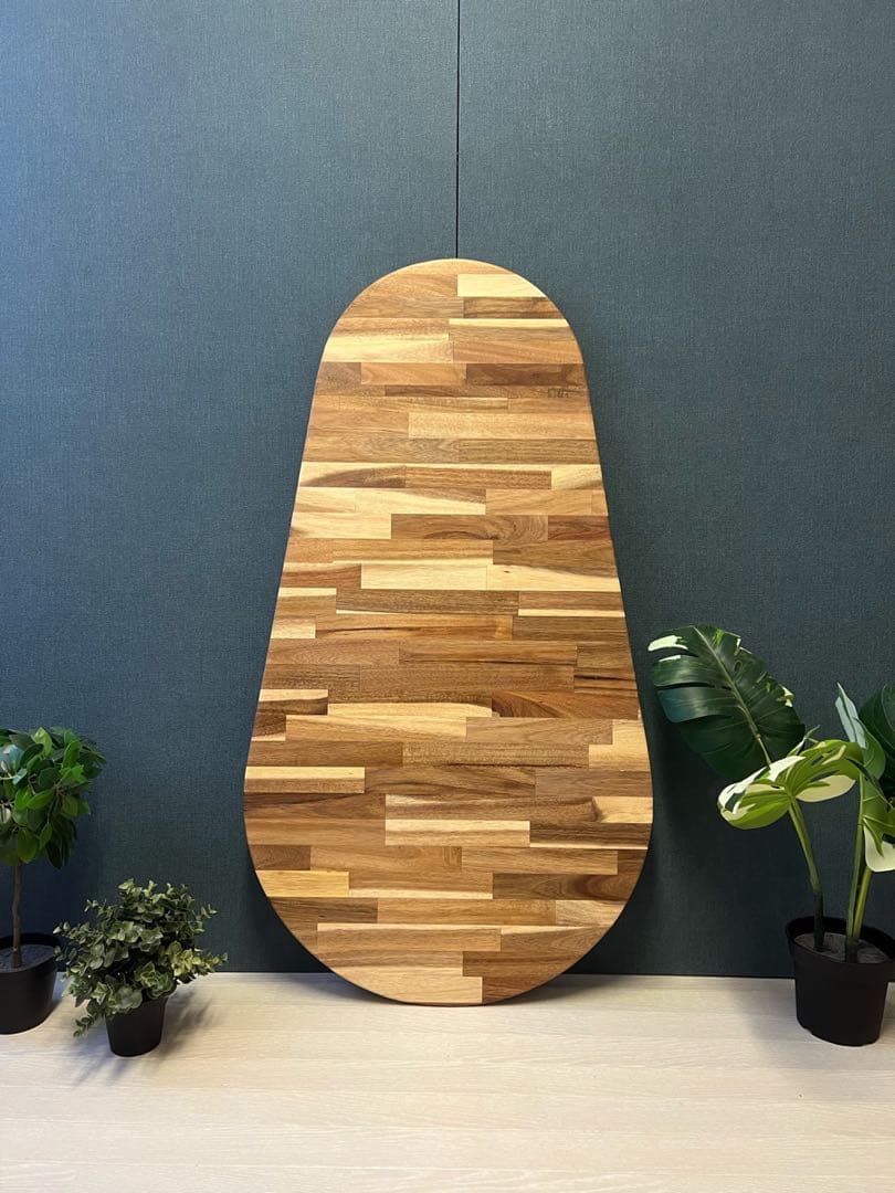 【送料無料】 ローテーブル だるま形 120cm 60cm アカシア 折り畳み脚