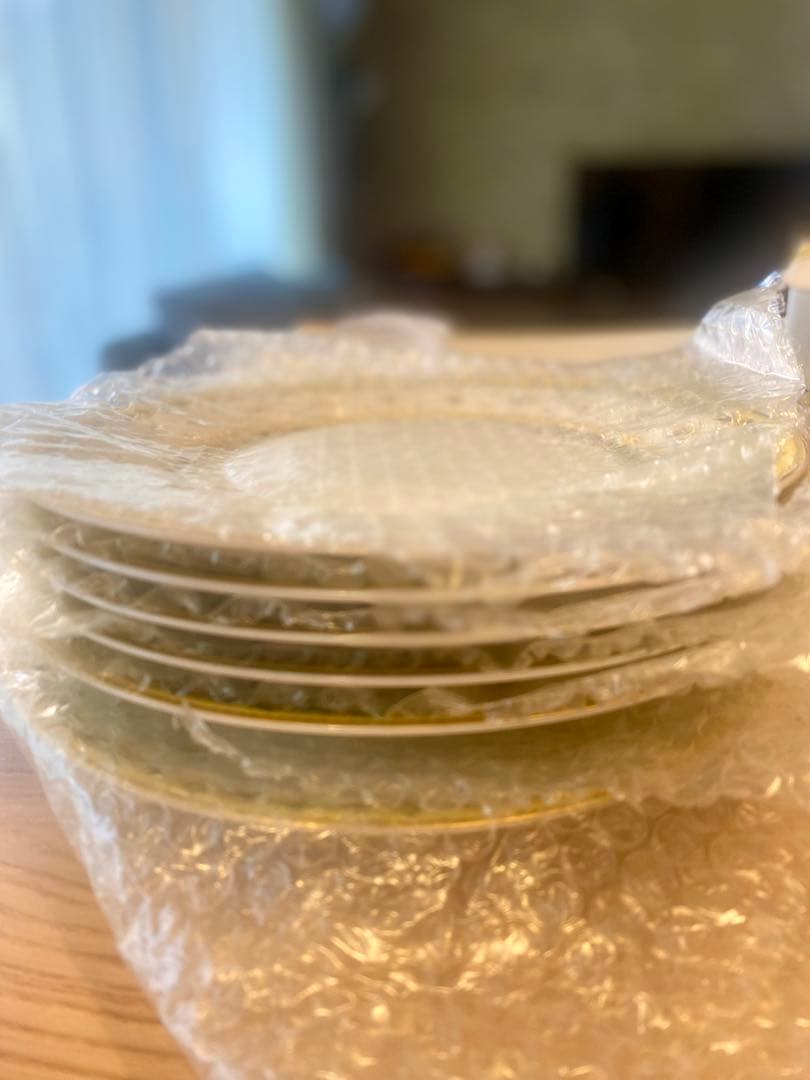 【新品、未使用】レイノー　リモージュ　 ブーゲンビリア　花柄　平皿　22.5cm