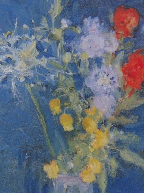 今関鷲人、初秋の花、希少な額装用画集より、新品高級額装付、状態良好