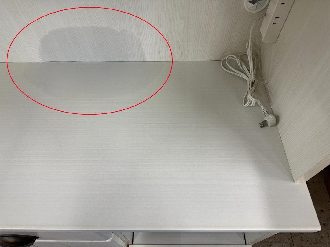 ニトリ　食器棚　キッチンボード　ミランダ2　120WH　ホワイト