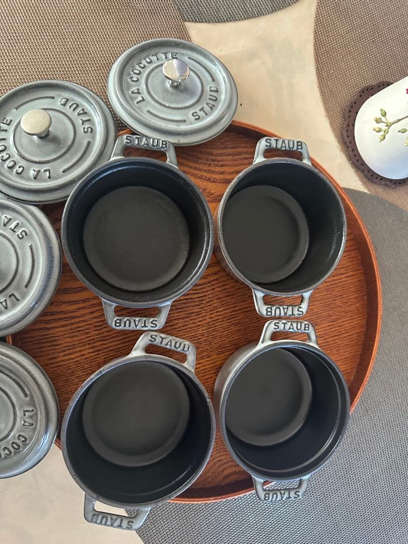 楽天市場】ストウブ ココット 10cm グレーの通販 staub ストウブ ミニ