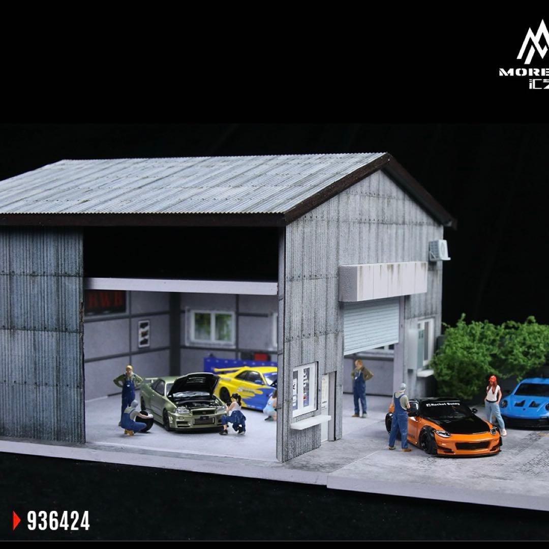 《最新入荷》1/64 工場建物 LED照明付き 新品・未使用品