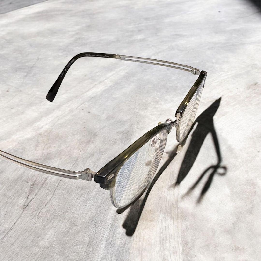 【日本製・チタン】CHARMANT シャルマン メガネフレーム ケース付 軽量