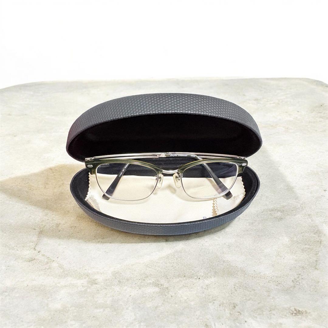 【日本製・チタン】CHARMANT シャルマン メガネフレーム ケース付 軽量