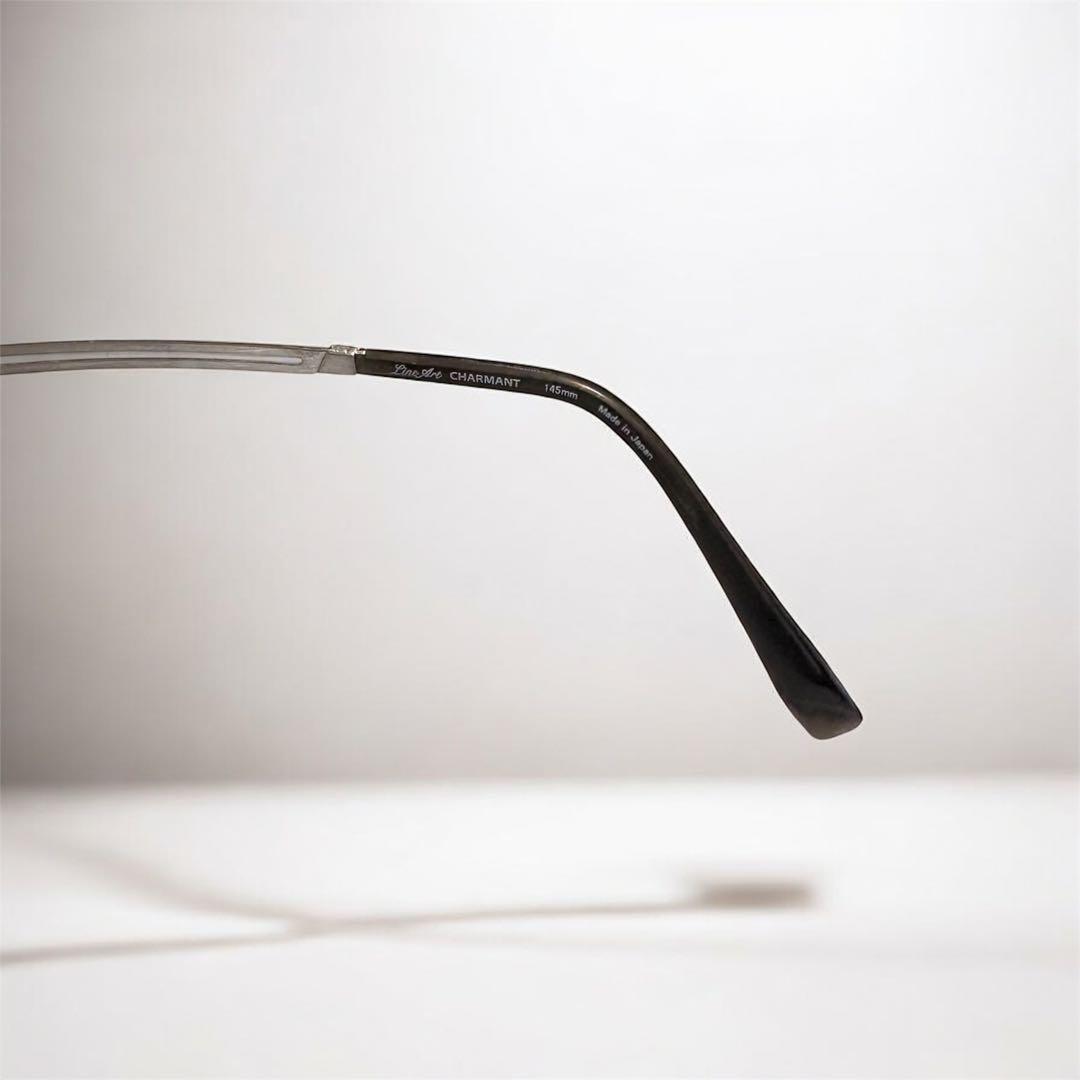【日本製・チタン】CHARMANT シャルマン メガネフレーム ケース付 軽量