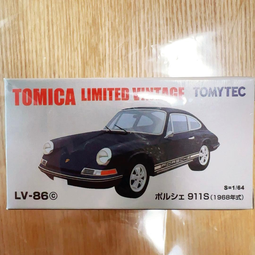 新品未開封　トミカリミテッド　ヴィンテージ　ポルシェ 911S LV-86 紺