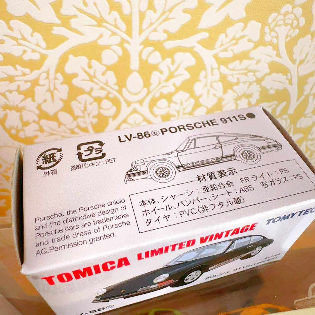 新品未開封　トミカリミテッド　ヴィンテージ　ポルシェ 911S LV-86 紺