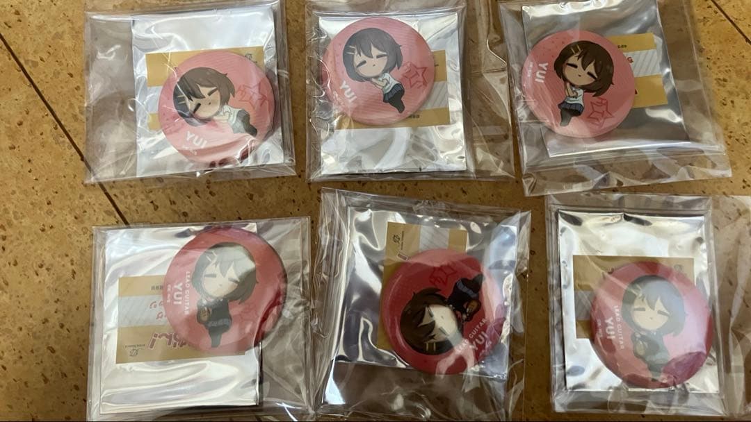 けいおん 缶バッジ 平沢唯 - メルカリ