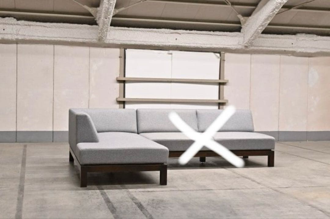 【time &style】正規品　リナーテ　2〜3人掛けソファ　カウチ　79万円