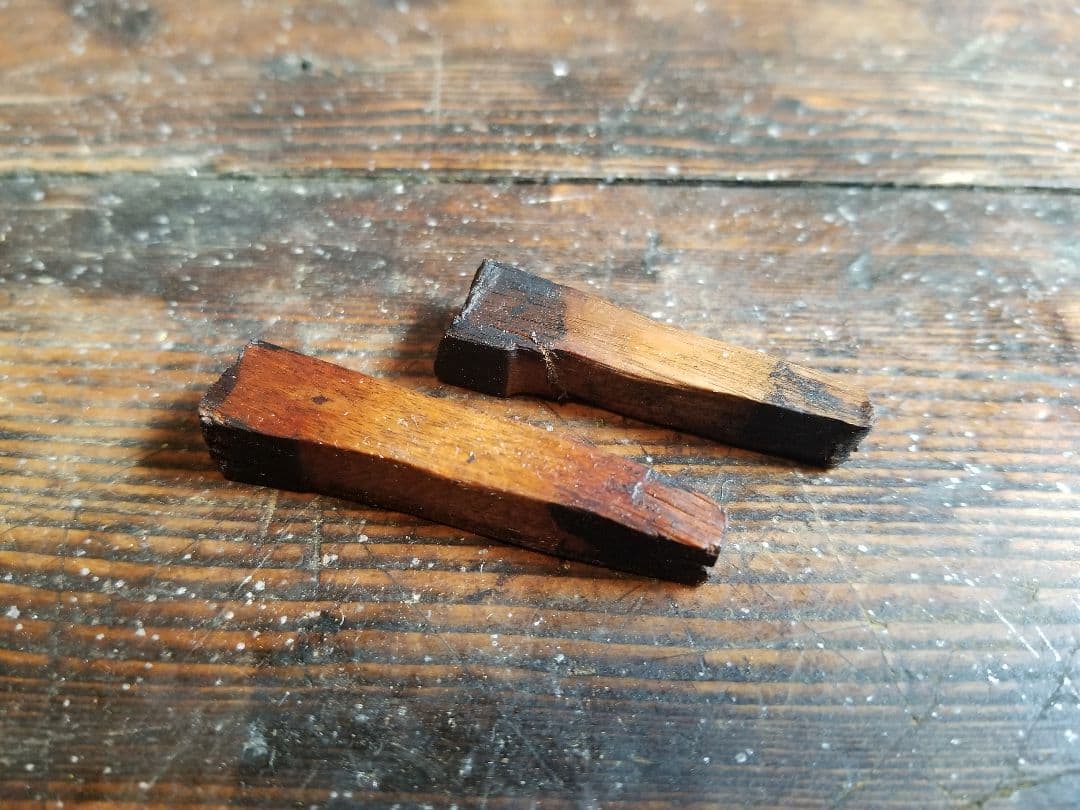 大正　年代物　浪漫　モダン　真鍮　金具　アーチ型　楔　組木　細工　スタンドミラー