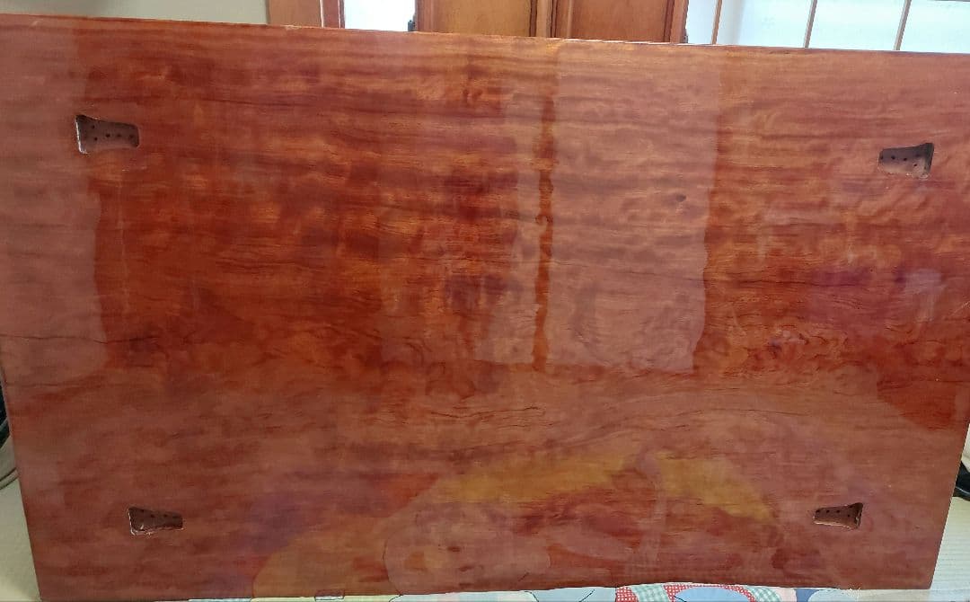 ブビンガ　一枚板　 約151cm x 89cm　座卓の天板のみ
