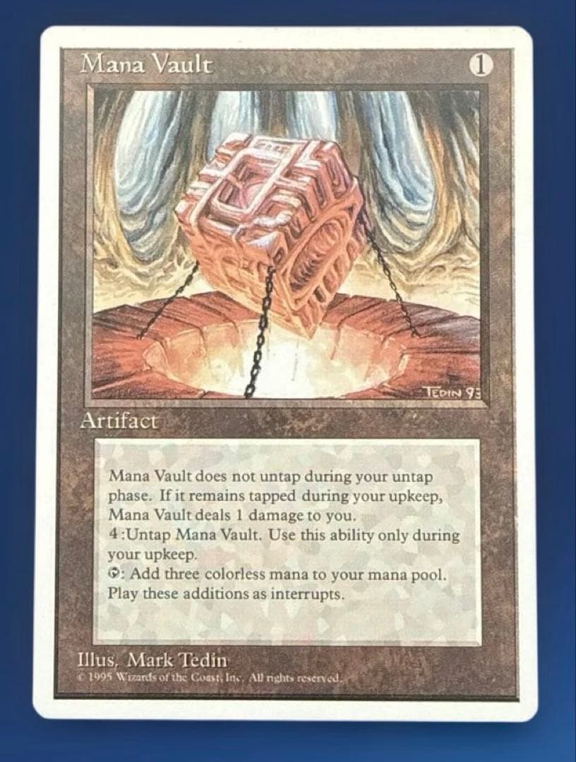 魔力の櫃/Mana Vault 4ED（4版）英語 1枚