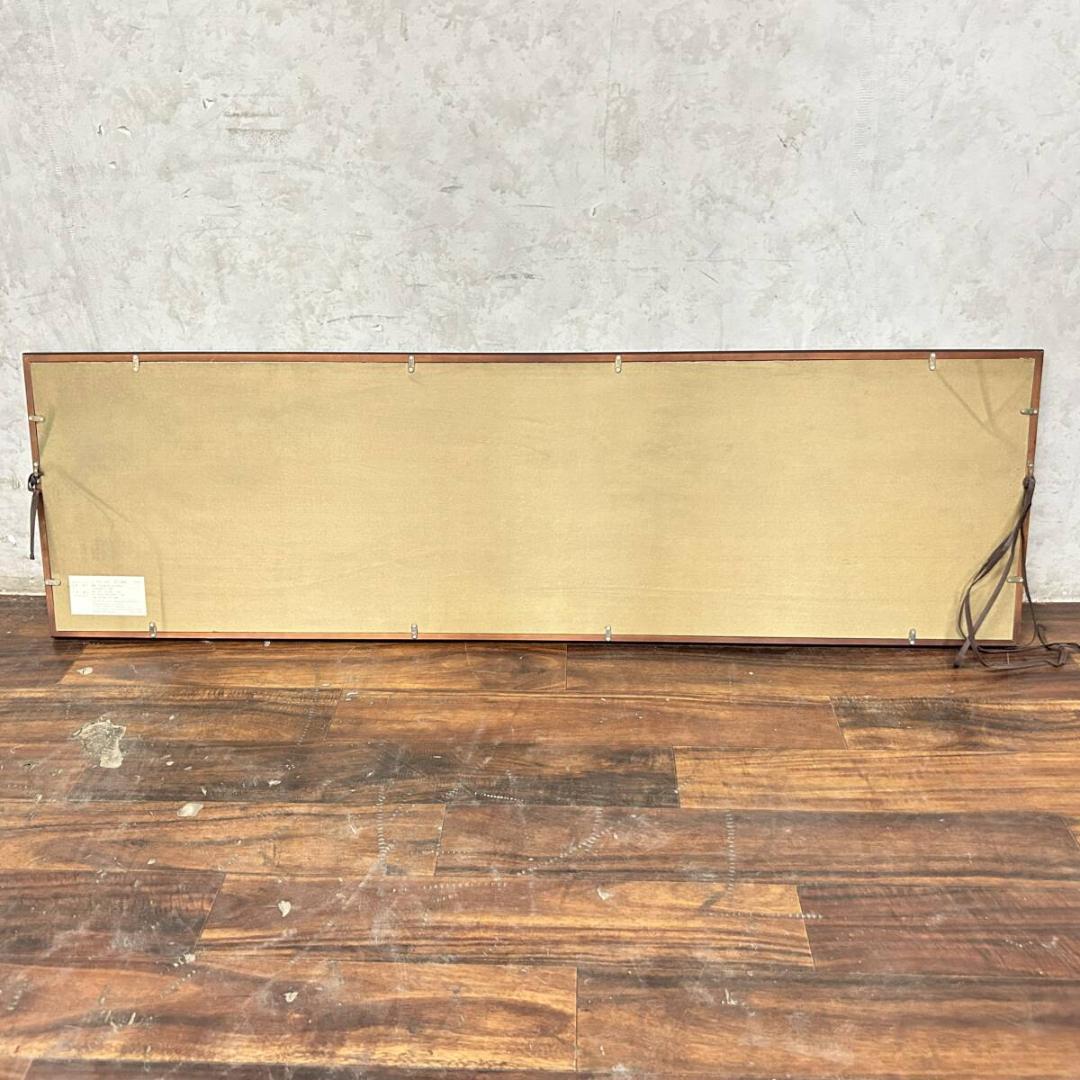 【工芸】二玄社　元時代　馬ワン「春山清霽図」原寸 扁額