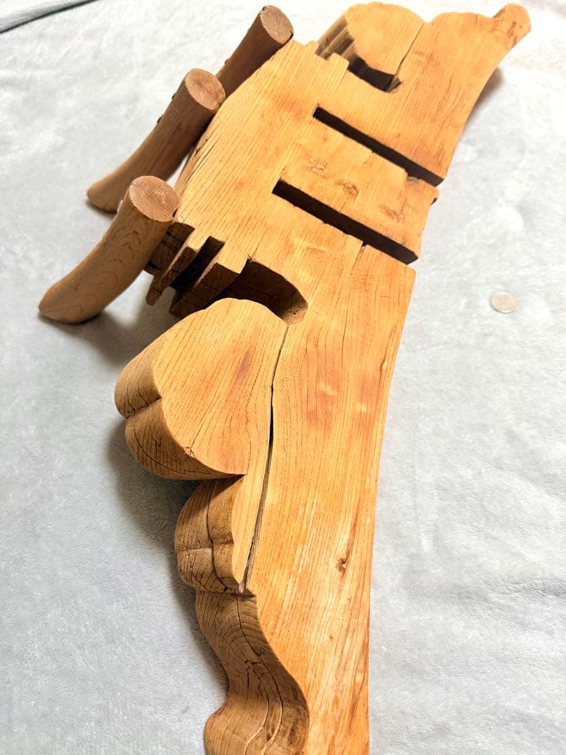 だんじり 鬼板（おにいた） 木彫り 彫刻 欅？ 屋根部材 祭礼 山車