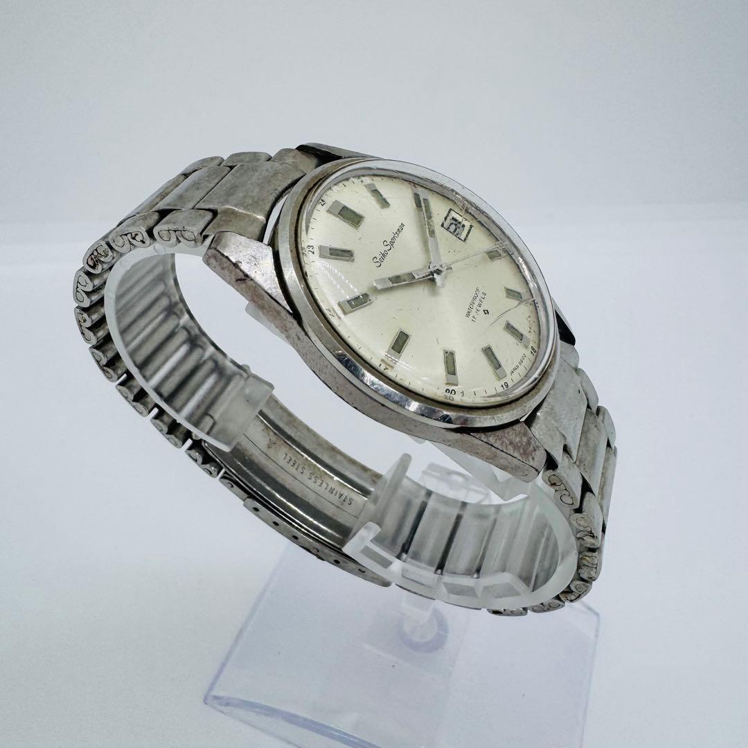 ✨SEIKO✨セイコー✨Sportsman✨デイト✨シルバー文字盤✨腕時計✨