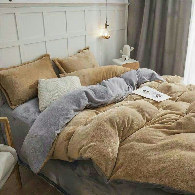 冬洋式和式シングル掛け布団カバー3点セットフランネル寝具ベッドカバー発熱防ダニ