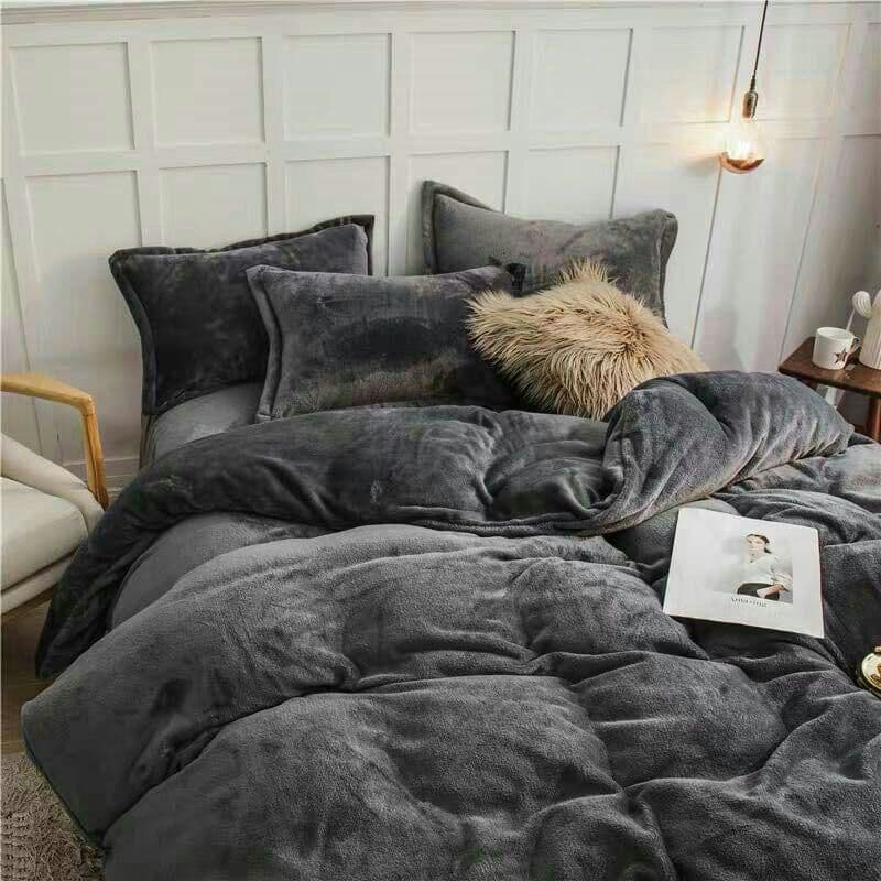 冬洋式和式シングル掛け布団カバー3点セットフランネル寝具ベッドカバー発熱防ダニ