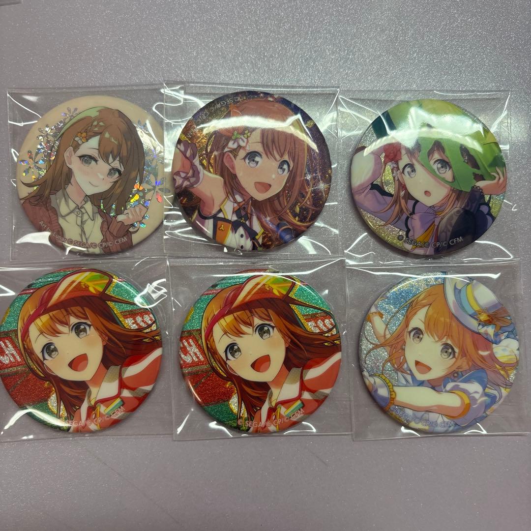 プロセカ 花里みのり グリッター缶バッジ - メルカリ